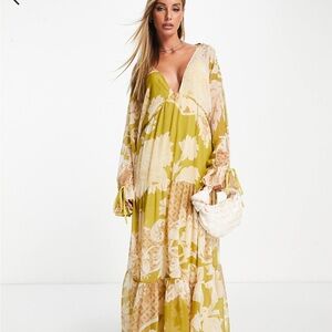 Asos maxi dress with floral print